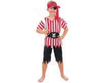 Role play-set for kidsWild Pirate (shirt, belt, pants, headband), size 120/130 cm